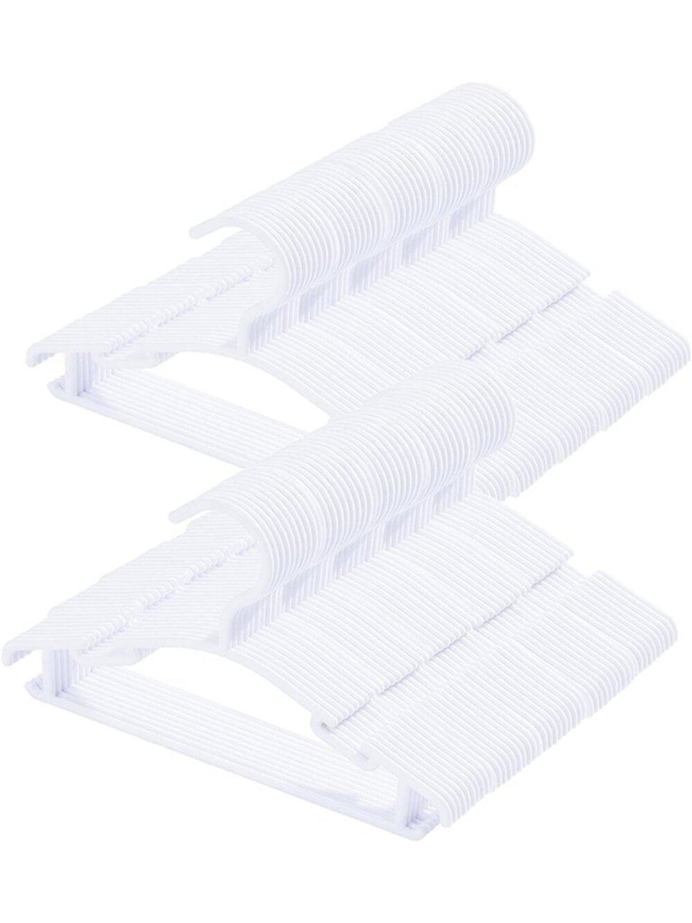 100 Pack Non-Slip Baby Nursery Hangers, Ultra-Thin Closet Hangers for Kids'